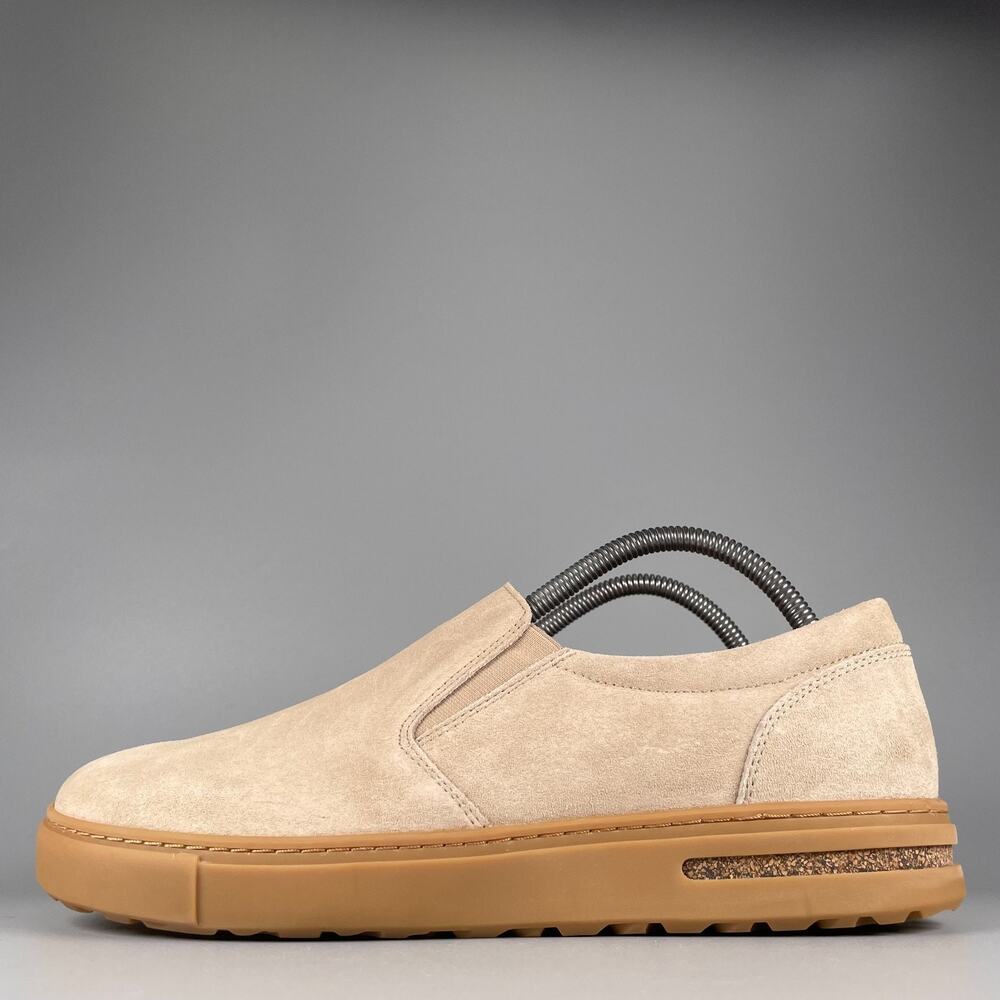 Birkenstock Oswego Men's EU 42 US 9 Biege Suede Slip On Shoes Casual Loafer NEW